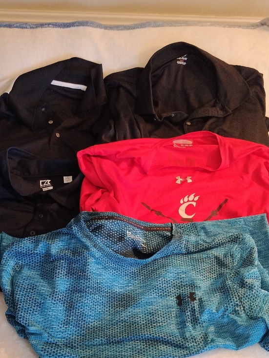 Under Armour Other - Under Armour Cincinnati Threadborne Top FlitebCutter Buck Shirt Bundle Men's 3X